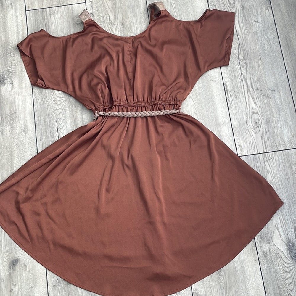 XOXO Women’s Brown Dress Size S - Picture 2 of 13